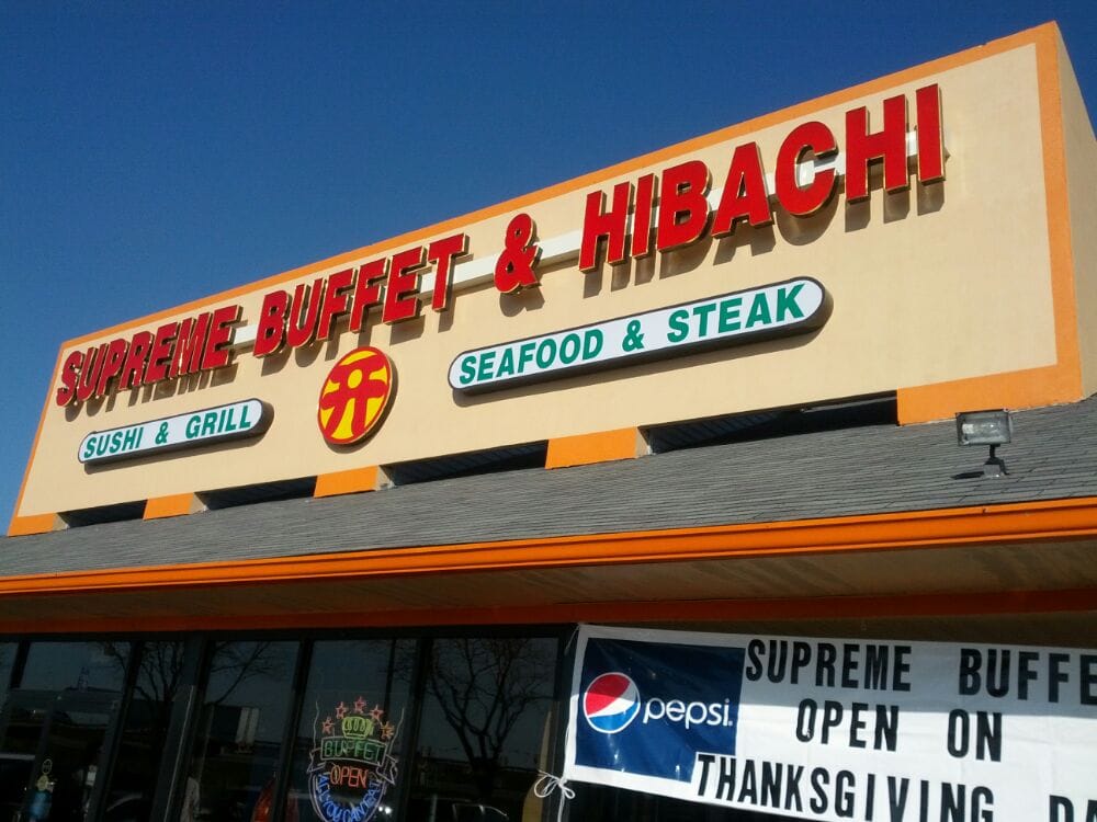 Buffet hibachi outlet